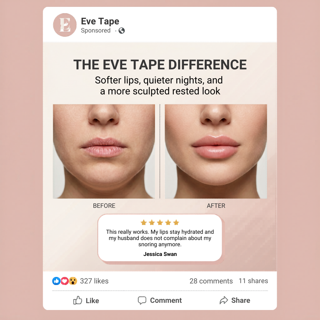 Eve Tape - Mouth tape with built in lip mask
