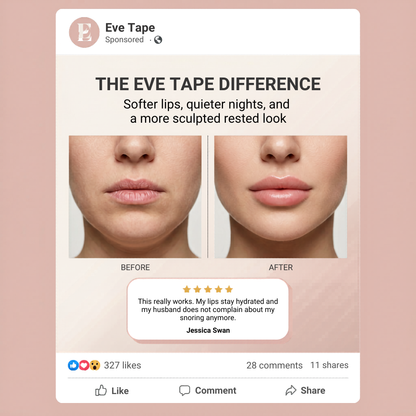 Eve Tape - Mouth tape with built in lip mask
