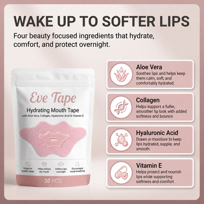 Eve Tape - Mouth tape with built in lip mask